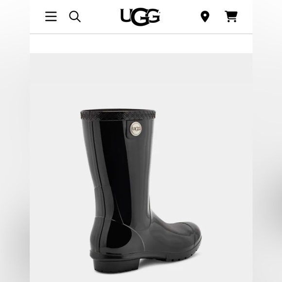 UGG SIENNA BLACK BOOTS - WOMEN'S - Picture 3 of 5